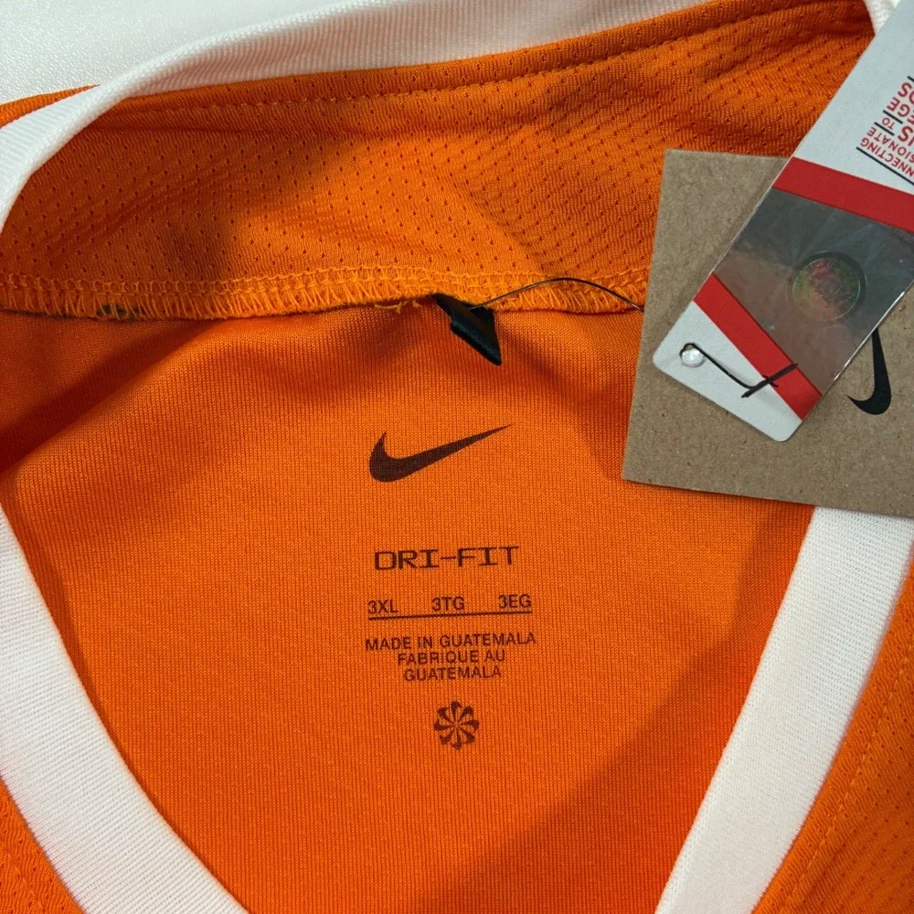 NEW Nike Tennessee Volunteers Baseball Jersey 3XL Orange Vols UNBB-0DV7
